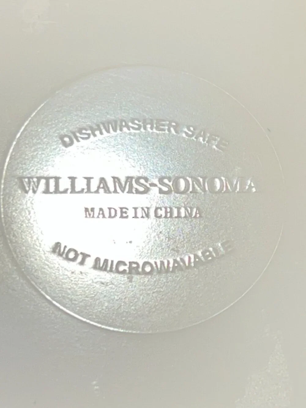 Williams Sonoma Sicily Blue Star Bastille Melamine Oval Serving Platter 17 x 13